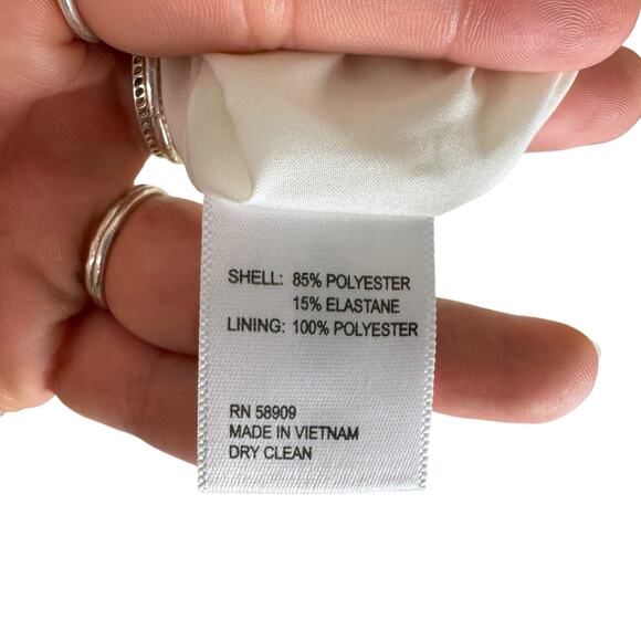 Antonio Melani NWT Daria Crepe Pearl Strap Sleeveless Midi Formal Sheath Dress - Picture 16 of 16